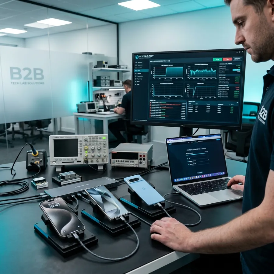 B2B Electronics Diagnostics and Quality Control Workstation